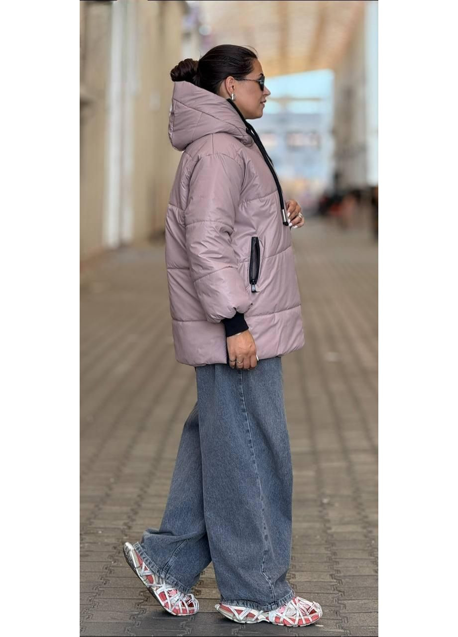 Пудровая демисезонная куртка женская Style 00806