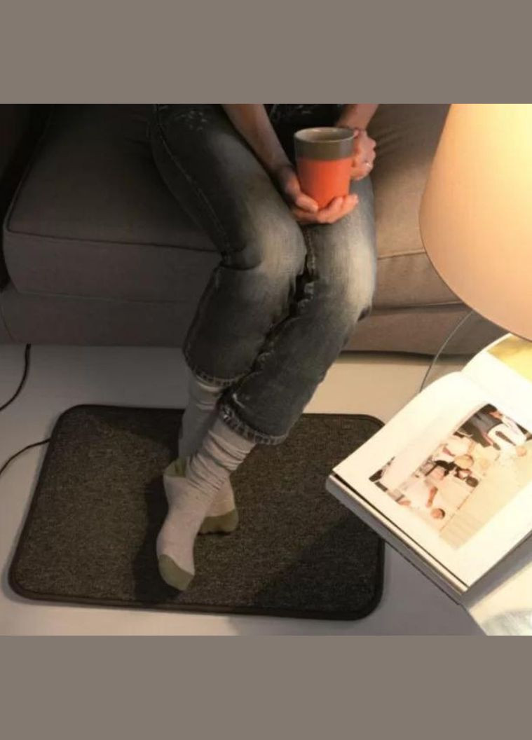 Килимок з підігрівом КМК12 64 Вт, 66х72 см, електричний, інфрачервоний Monocrystal (327416989)