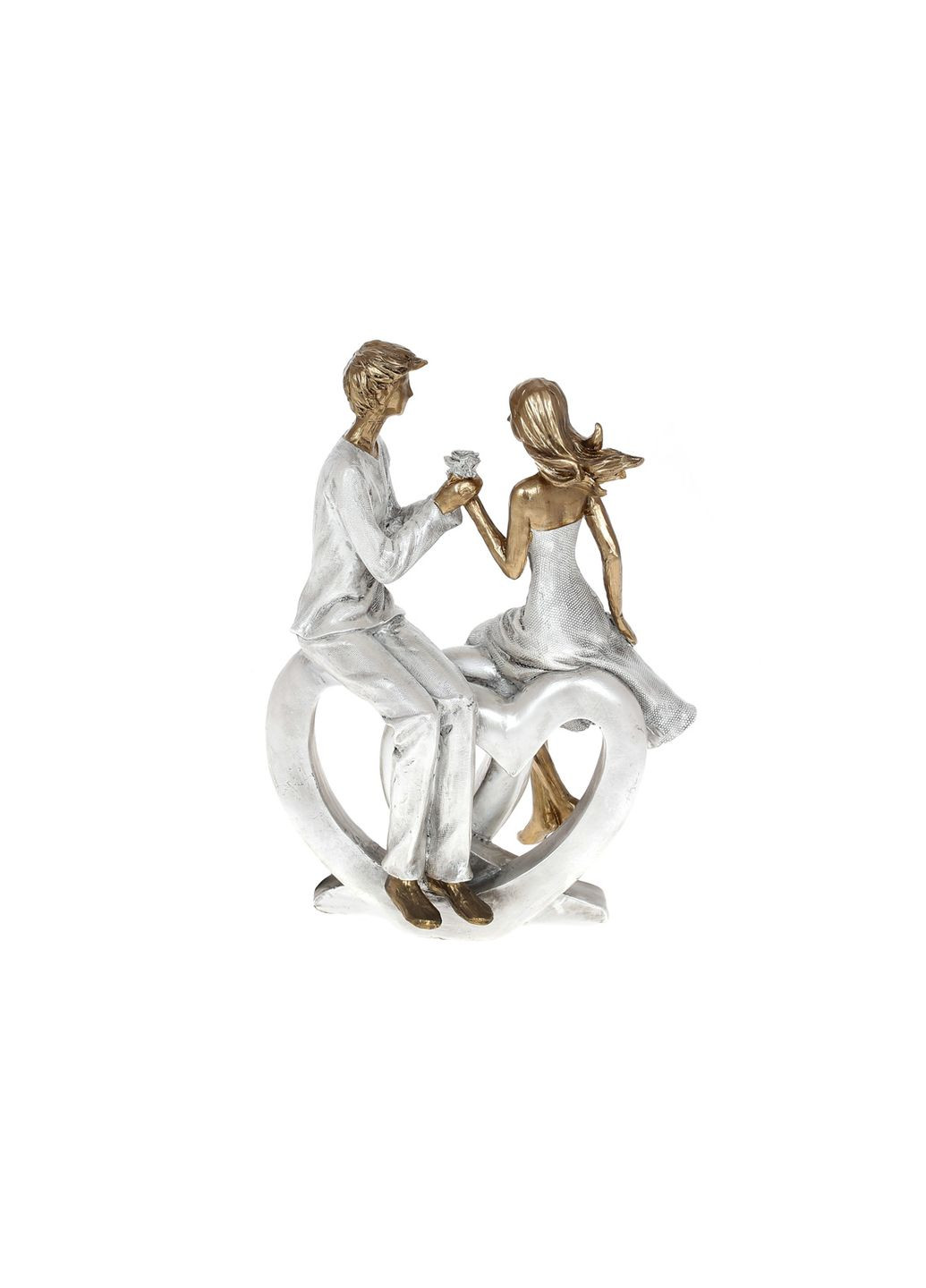 Декоративная статуэтка Влюбленные сердца 23 см (K07113) BonaDi (283039003)