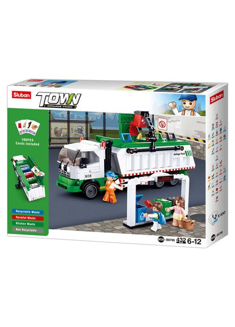 Конструктор Town Сміттєвоз з поділом сміття (M38-B0780) Sluban (370624653)