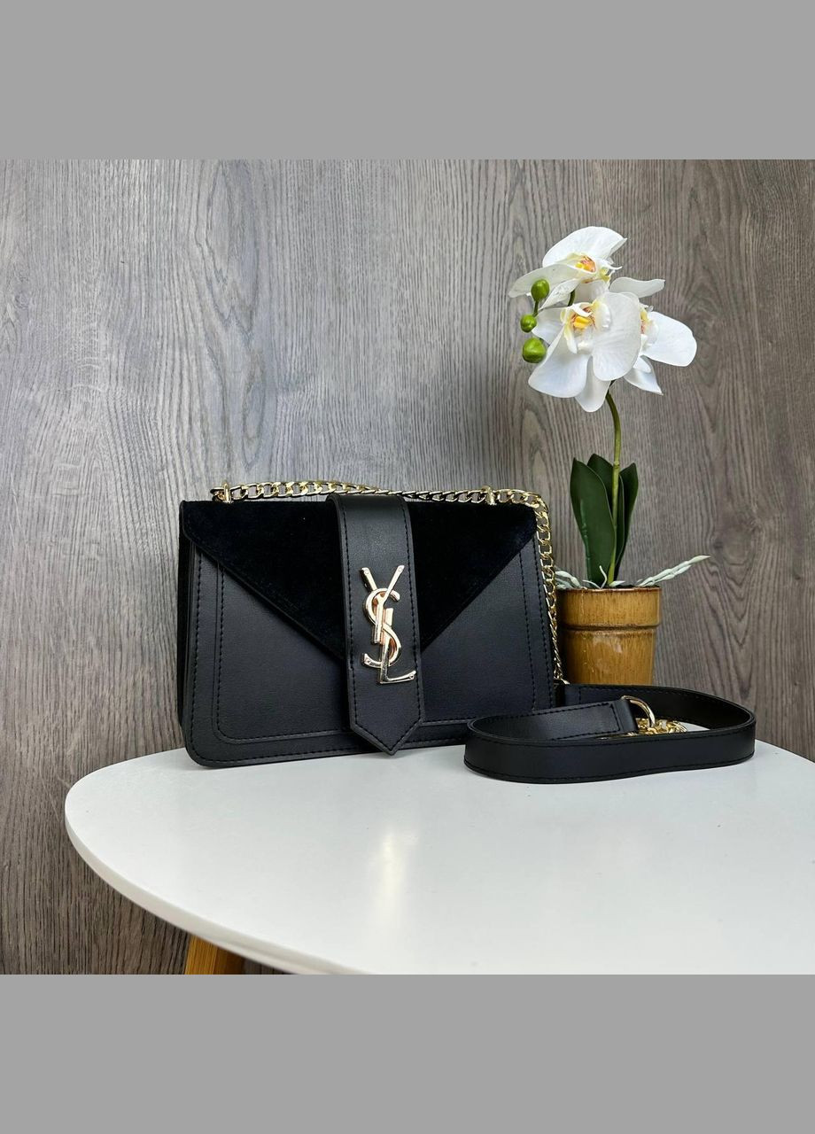 Женская замшевая мини сумочка клатч Золото No Brand (298997426)