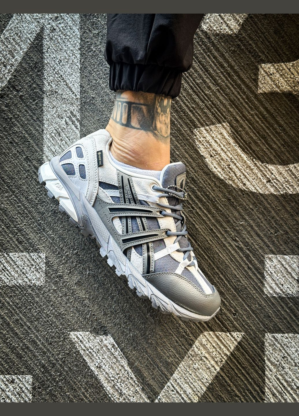 Сірі Осінні кросівки чоловічі asics gel-sonoma 15-50 gore-tex grey | асікс гель сонома 15-50 сірі No Brand