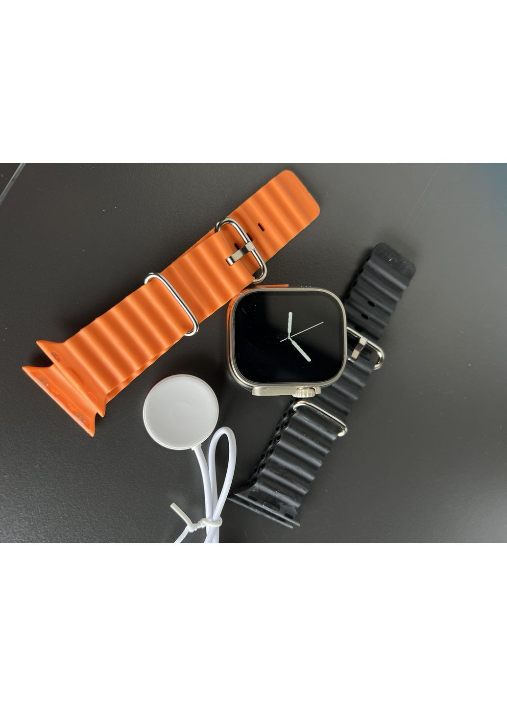 Набор 5 в 1 часы + наушники + беспроводной павербанк + кабель для беспроводной зарядки телефона + зарядное устройство MOSER MA-375 (371121652)