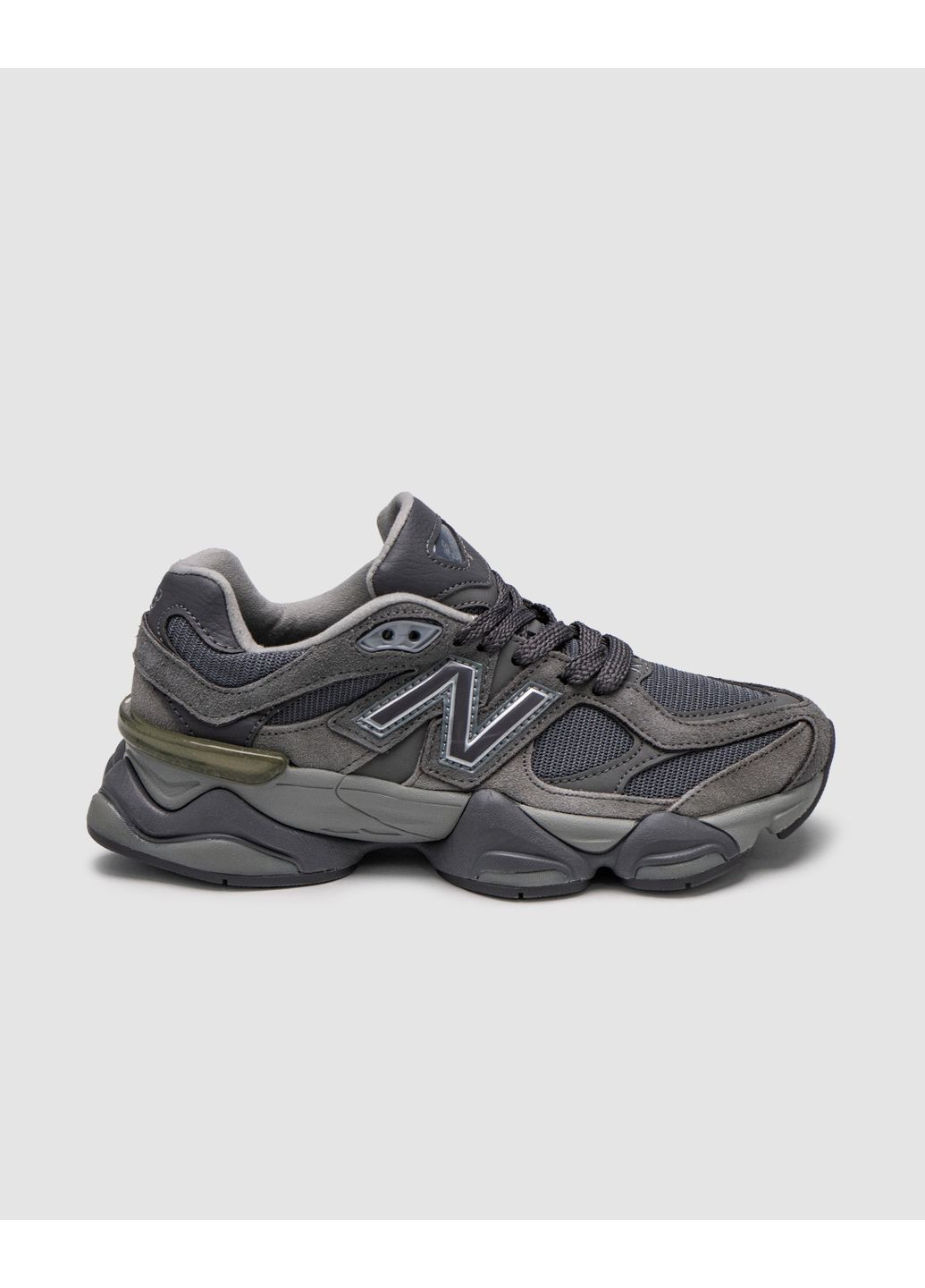 КРОССОВКИ ЖЕНСКИЕ NEW BALANCE 9060 DARK GREY НЬЮ БЕЛАНС 9060 No Brand серые демисезоны (368858335)