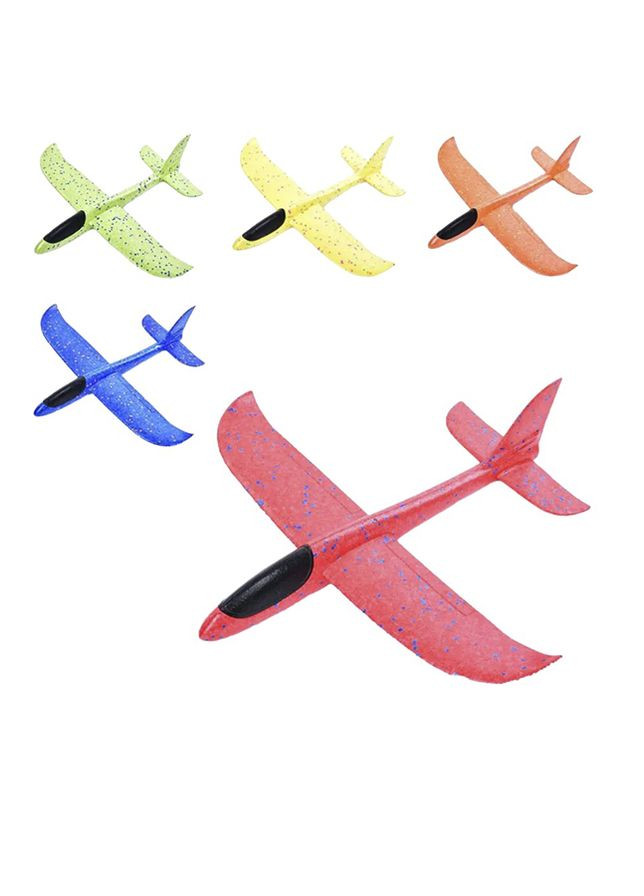 Іграшковий літак з пінопласту колір різнокольоровий ЦБ-00250116 No Brand (294913403)