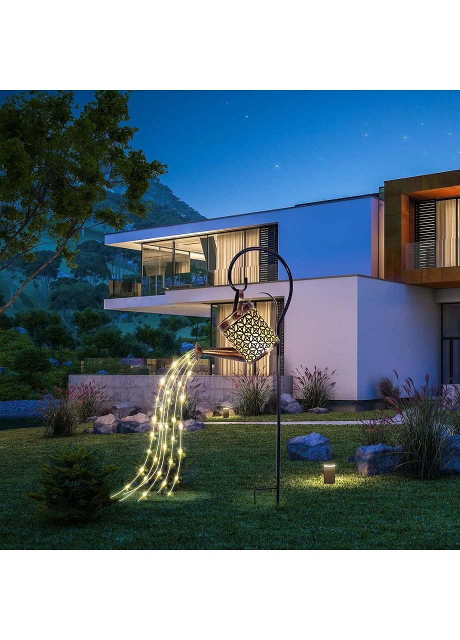 Садовый декоративный фонарь ShowTime чайник на солнечной батарее. No Brand (366304097)