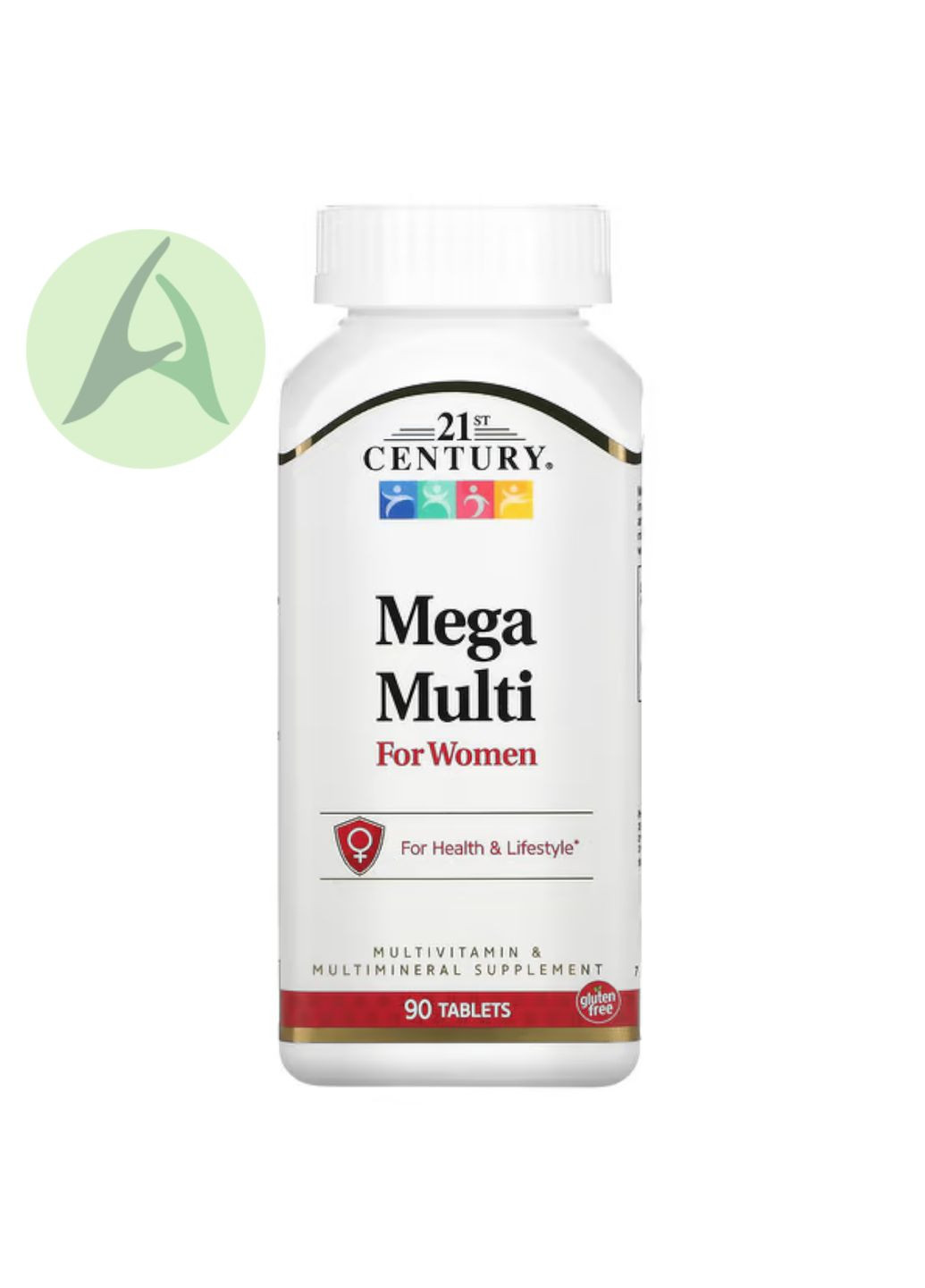 Mega Multi, мультивітаміни для жінок, 90 таблеток 21st Century (327826178)