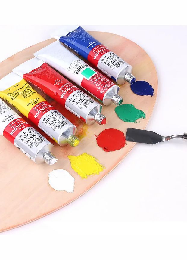 Масляная краска Цинк Титановый 730 туба 45 мл Winsor & Newton (322772758)