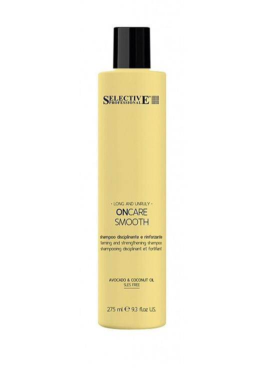 Шампунь для пушистых волос OnCare Smooth Shampoo 275ml (1144436-3937295) Selective Professional (368628583)