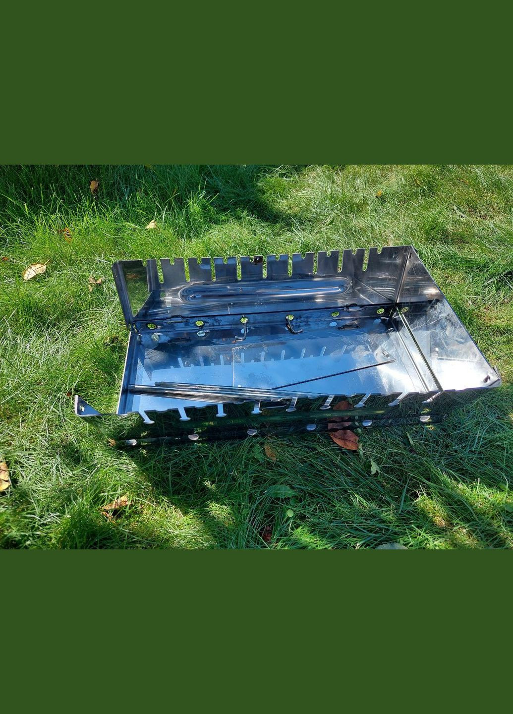 Мангал валіза нержавійка на 10 шампурів товщина 2 мм Украина ТД (303217926)