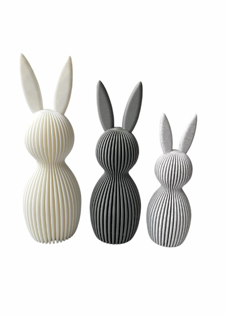 Набор декоративных фигурок "Зайцы", Пасхальный декор. No Brand (366890067)