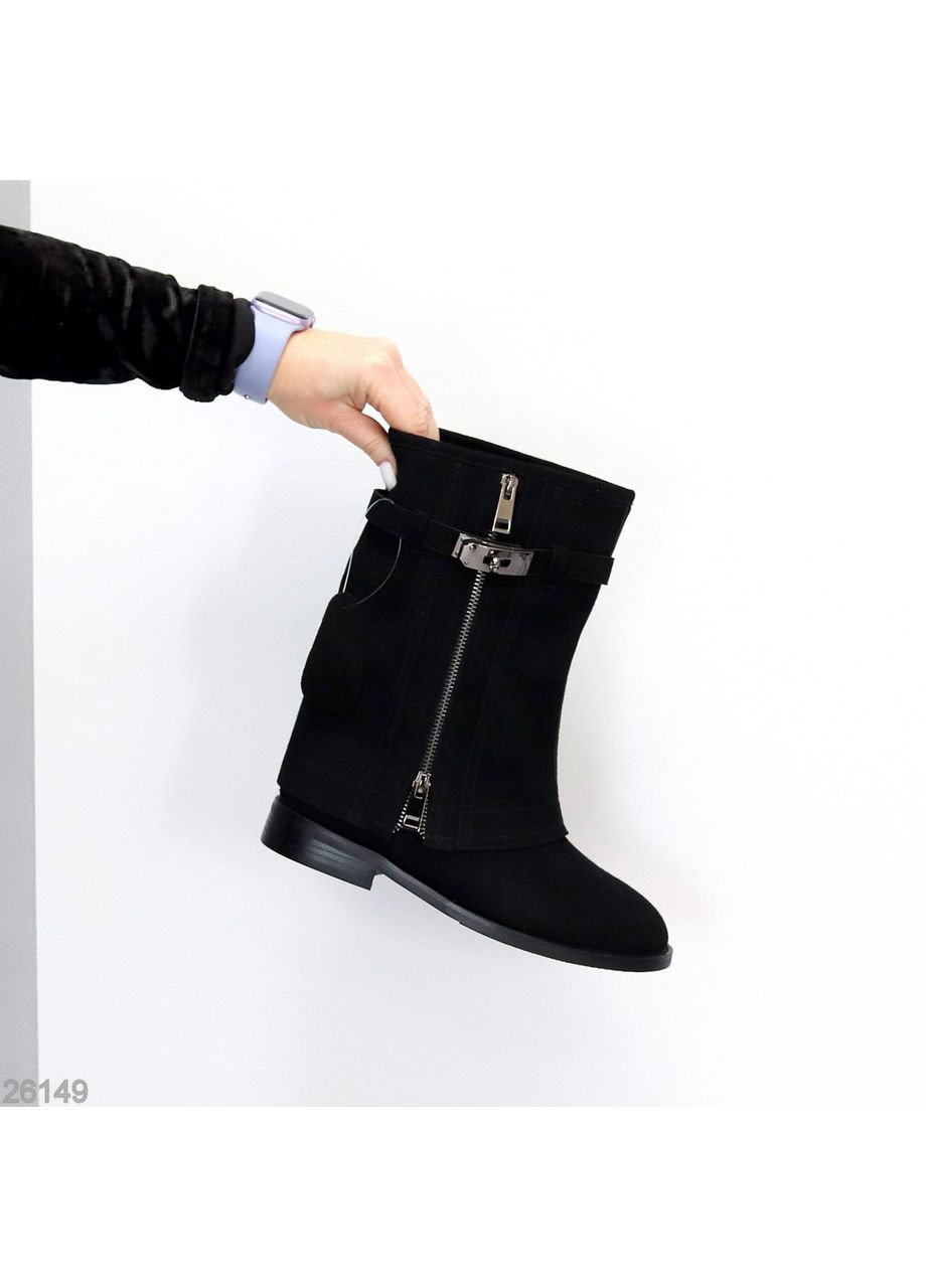 Черные зимняя полусапоги nolan Helen