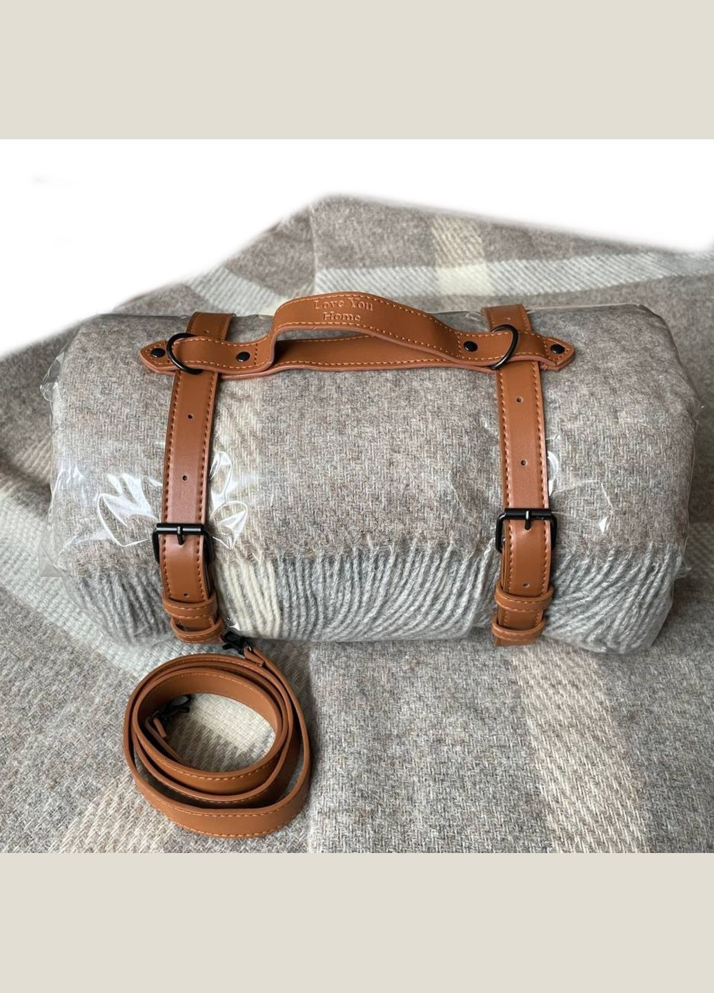 Плед тревел шерсть см Love You 6134 (315690668)