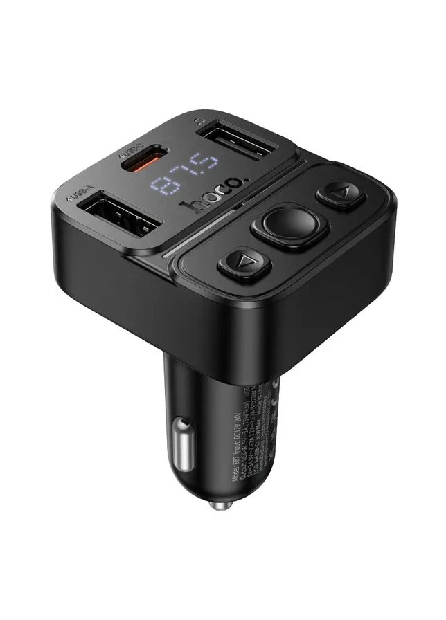 FM-трансмиттер E87 USB-C PD20W+USB 15W Total 35W Hoco (365722127)