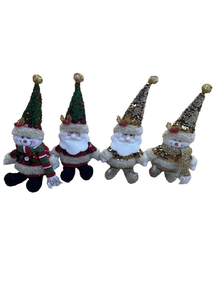 Фігура новорічна "Santa Snowman" 38см Home (307470427)