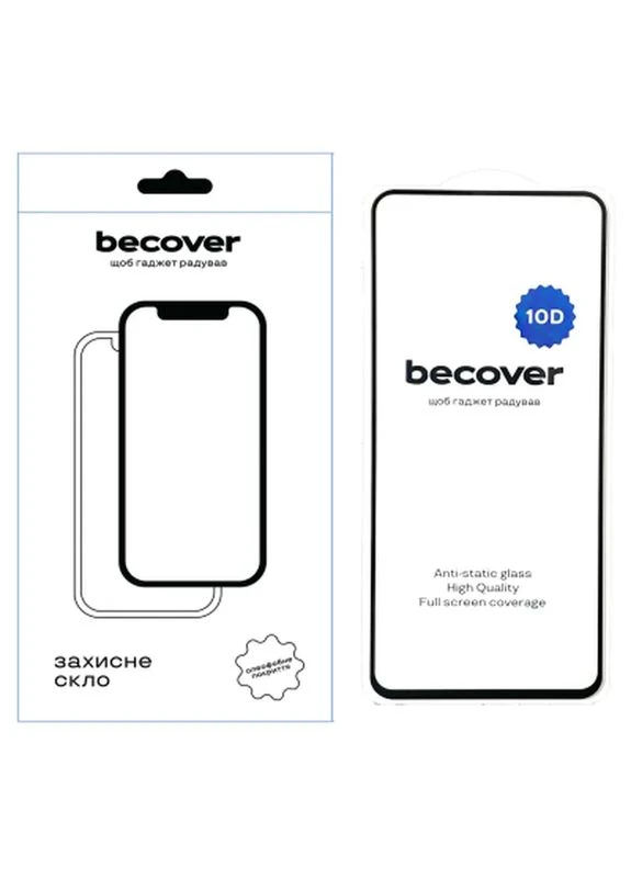 Скло захисне Oppo А60 4G / A3 / A3x / A40m 10D Black (712354) BeCover (399318325)