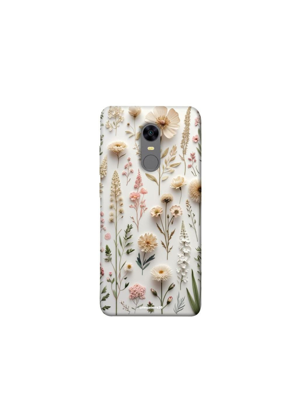 Чохол на Xiaomi Redmi 5 Plus / Redmi Note 5 (Single Camera) Floral design ver.1 Frontalka (361338898)