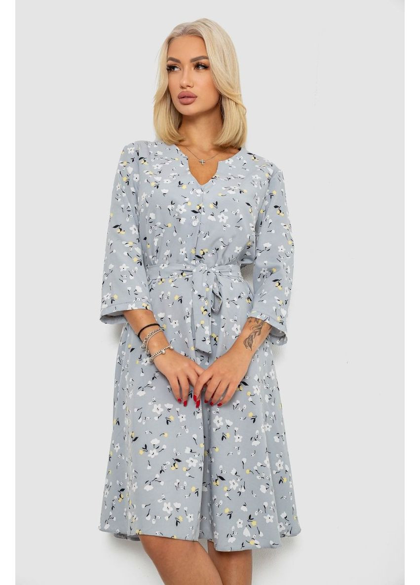 Сіра сукня софт з принтом Ager