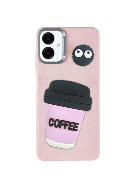 Чохол TPU Leather Toys для Samsung Galaxy A06 Рожевий Epik (372972483)