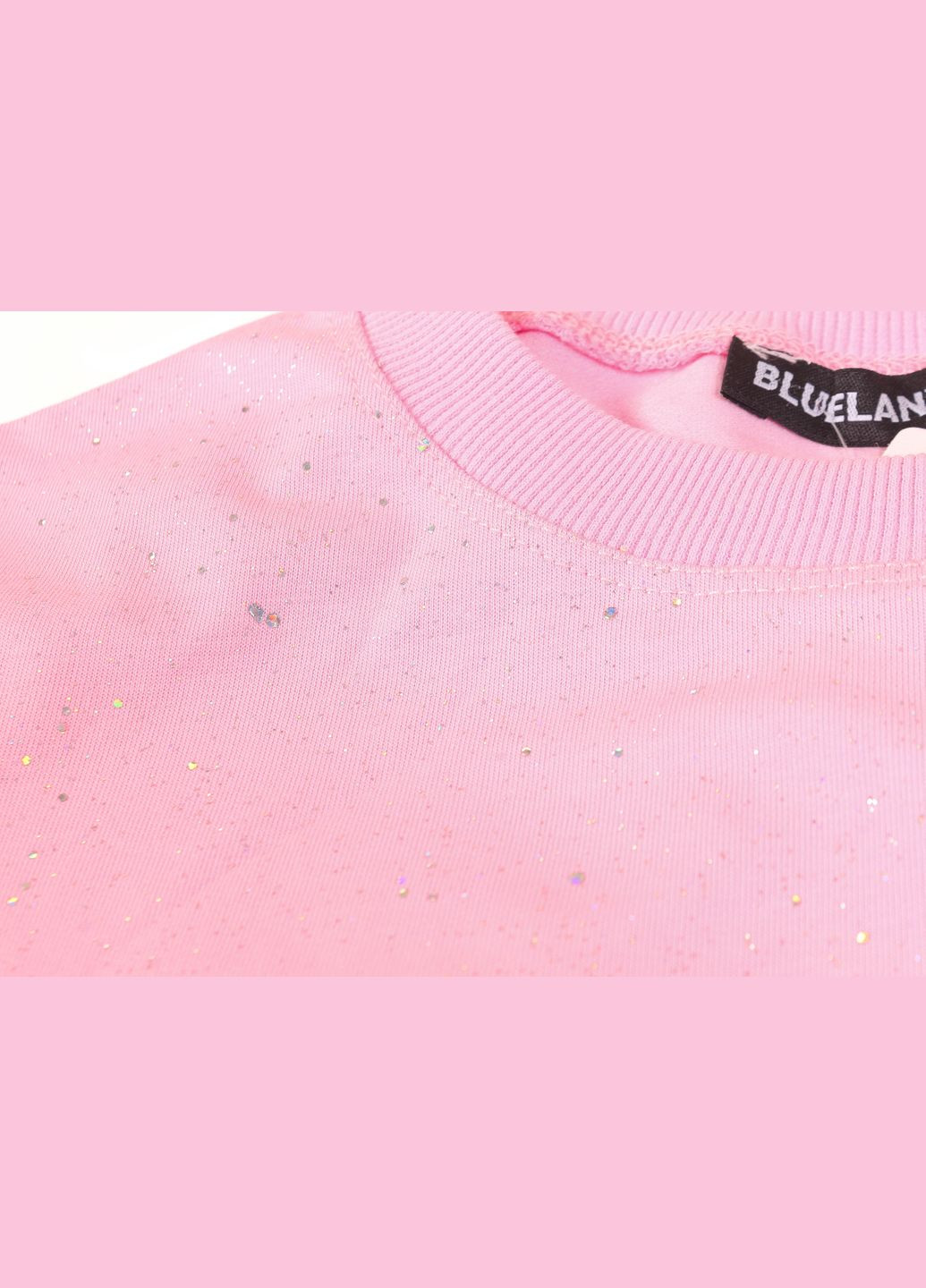 Розовый летний футболка + шорты 16287 BLUELAND