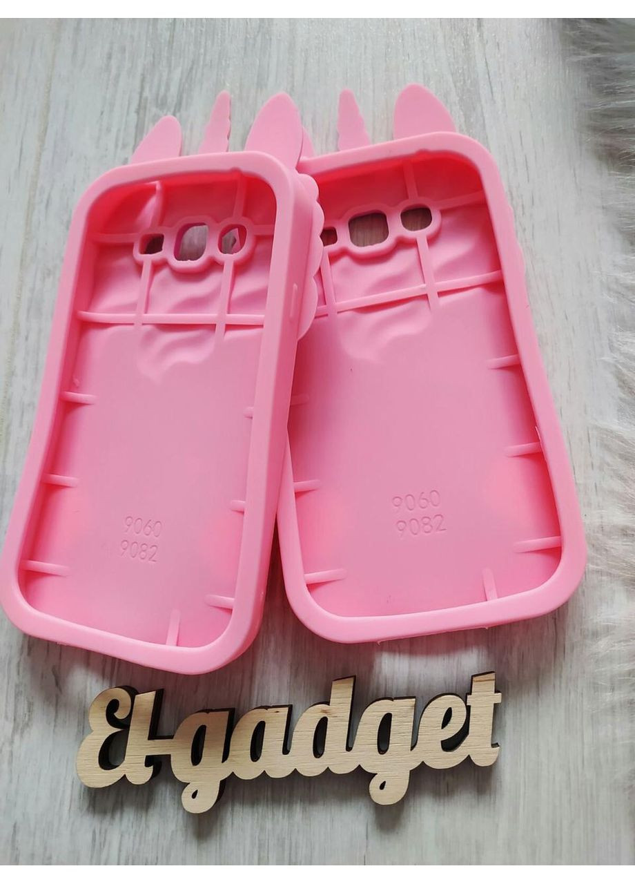 Чохол на Galaxy Grand Neo Duos I9060 рожевий Єдиноріг силіконовий 3d Samsung (360896824)