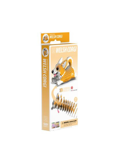 Пазл 3D Зоопарк Вельш корги (XEG-080) Eugy 3D Зоопарк Вельш коргі (366069982)