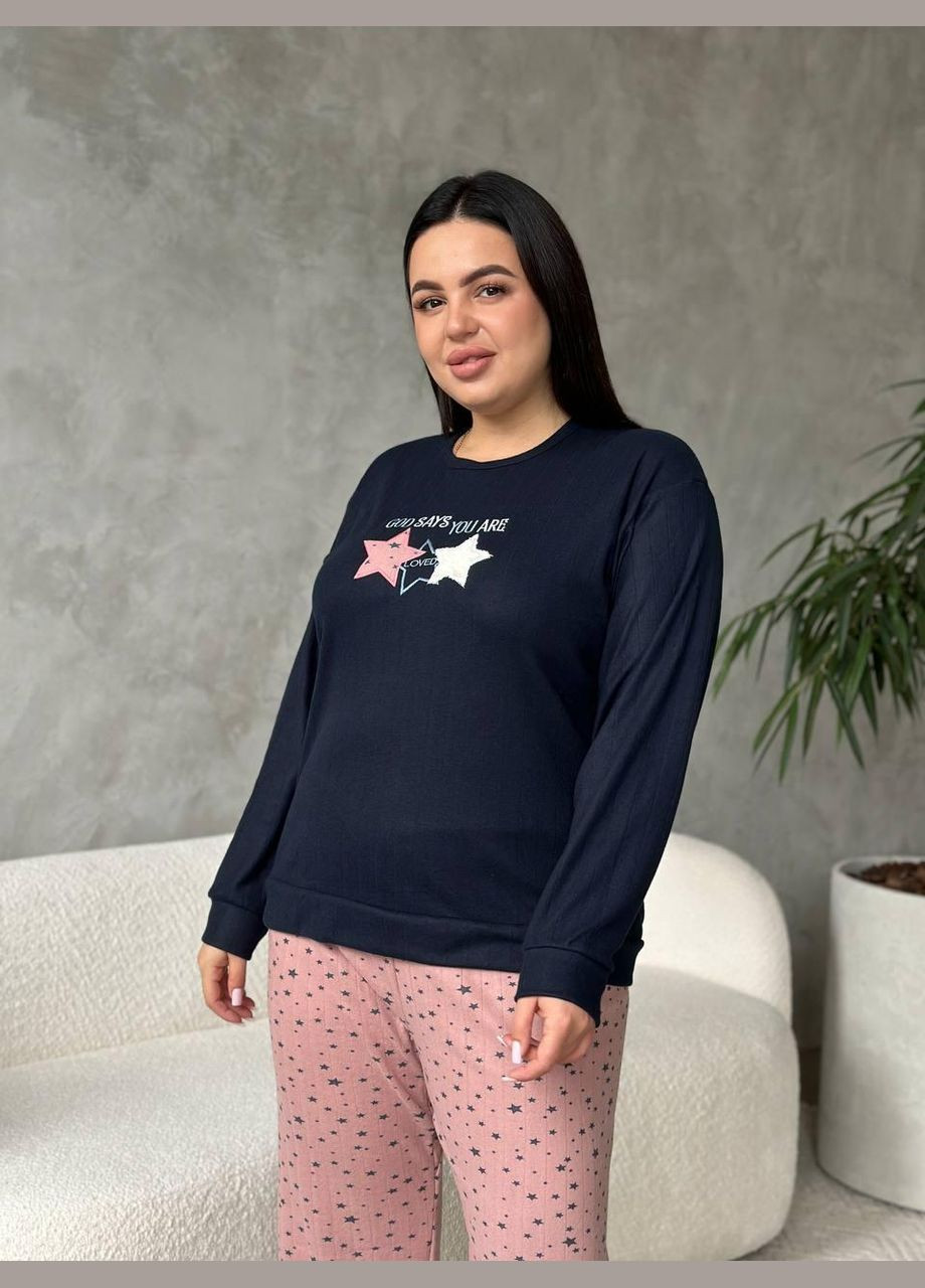 Комбинированная пижама женская больших размеров GT