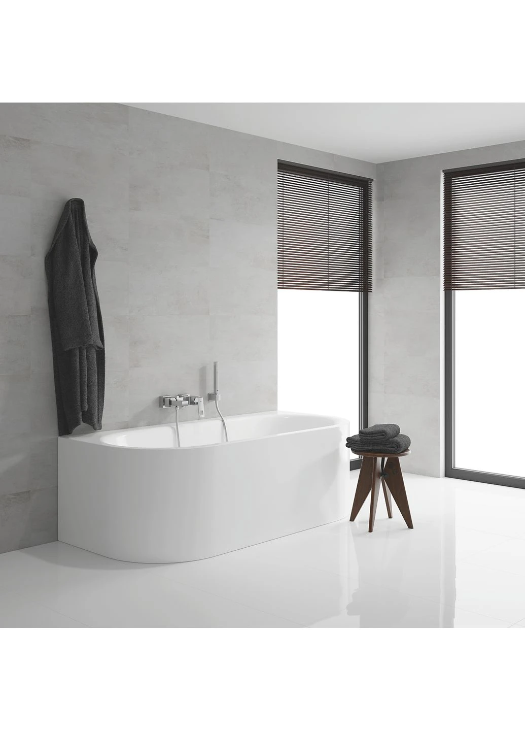 Змішувач для ванни Eurocube (23140000) Grohe (388595606)
