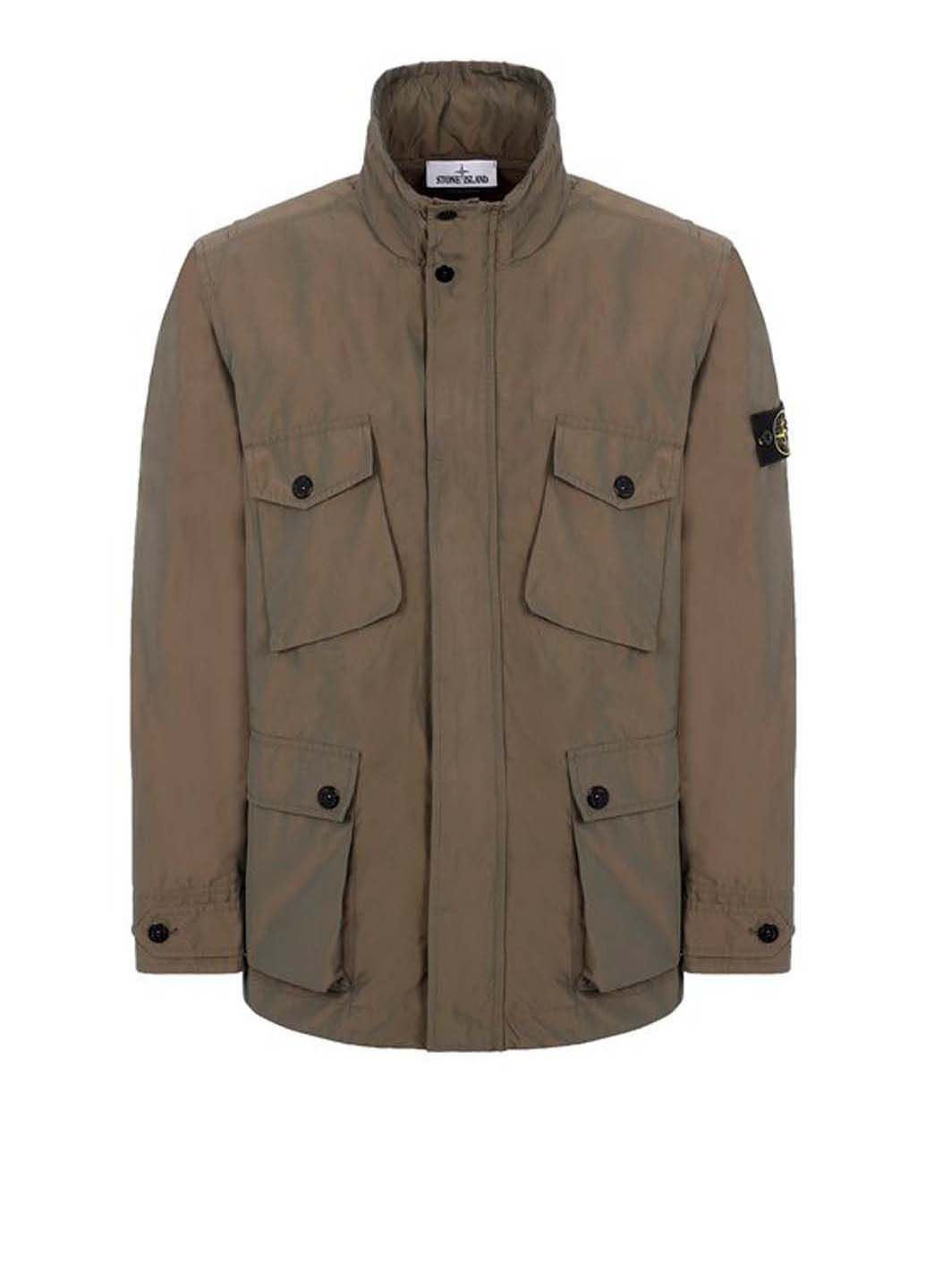 Оливкова (хакі) демісезонна куртка Stone Island