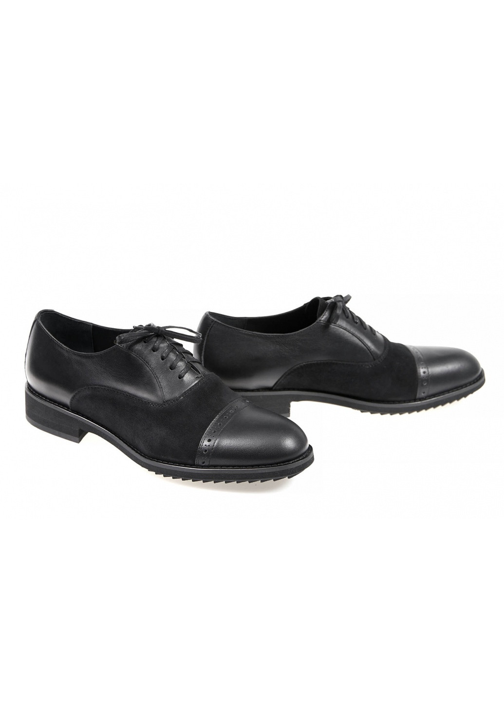 Черные туфлі 0030 Леомода