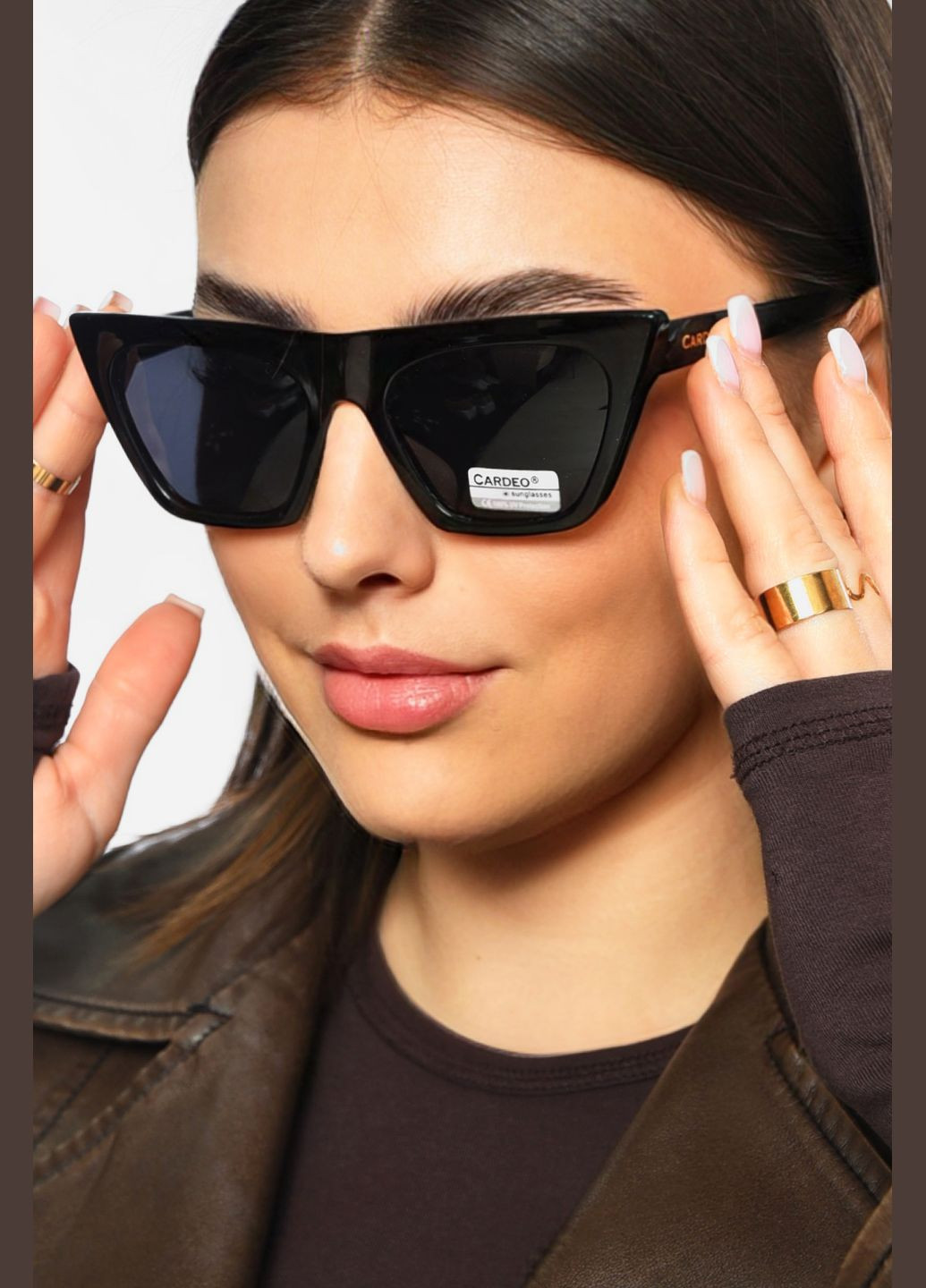 Очки женские черного цвета Let's Shop (325610219)