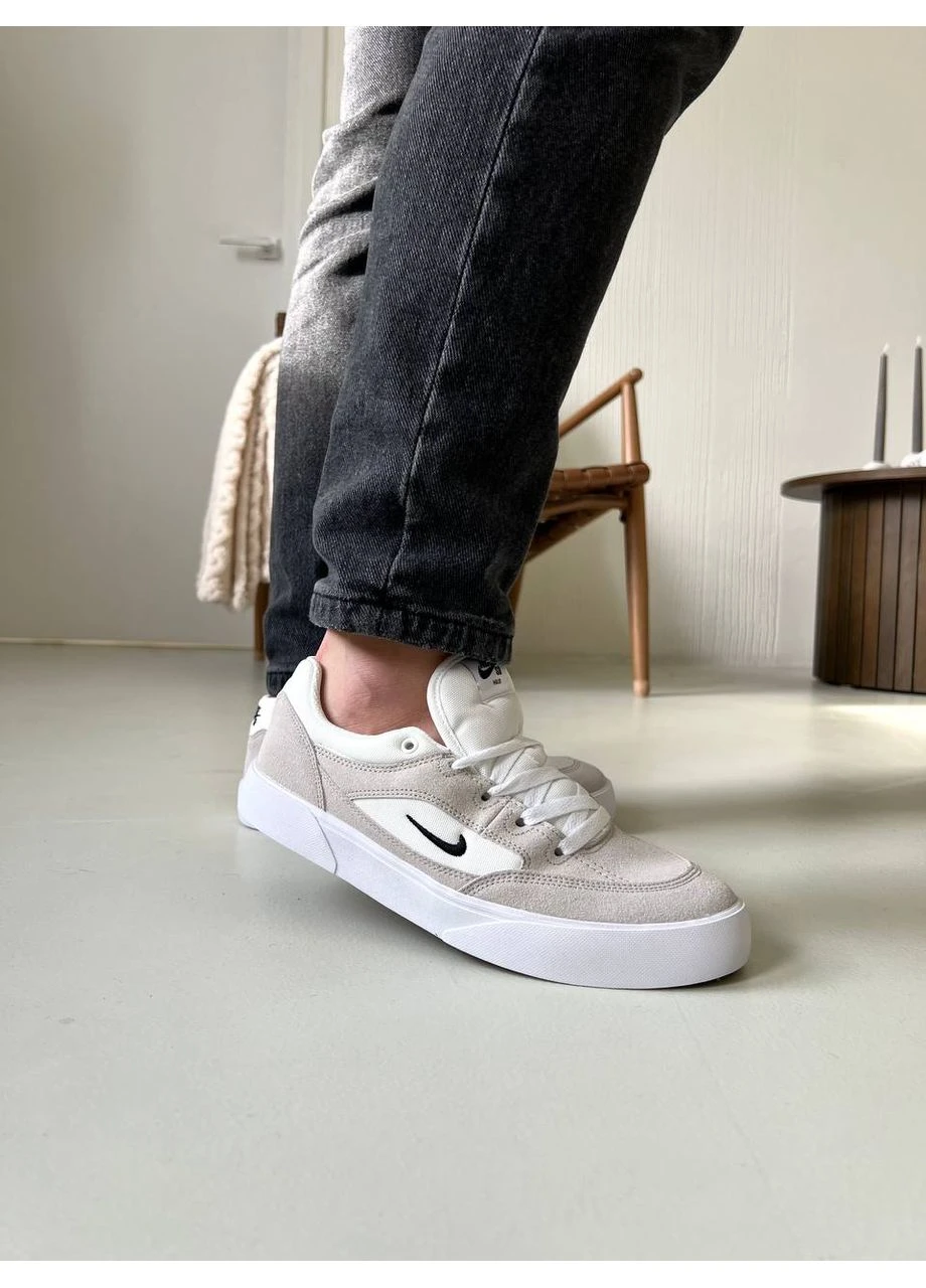 Білі кросівки чоловічі nike sb skate shoes white black найк сб данк білі демісезон No Brand