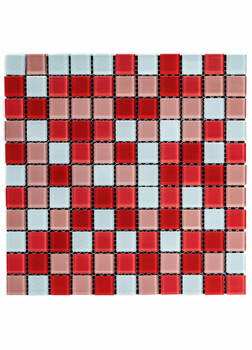 Мозаика из декоративного стекла красная 298х298х4,5мм SW-00002367 Sticker Wall (315790706)