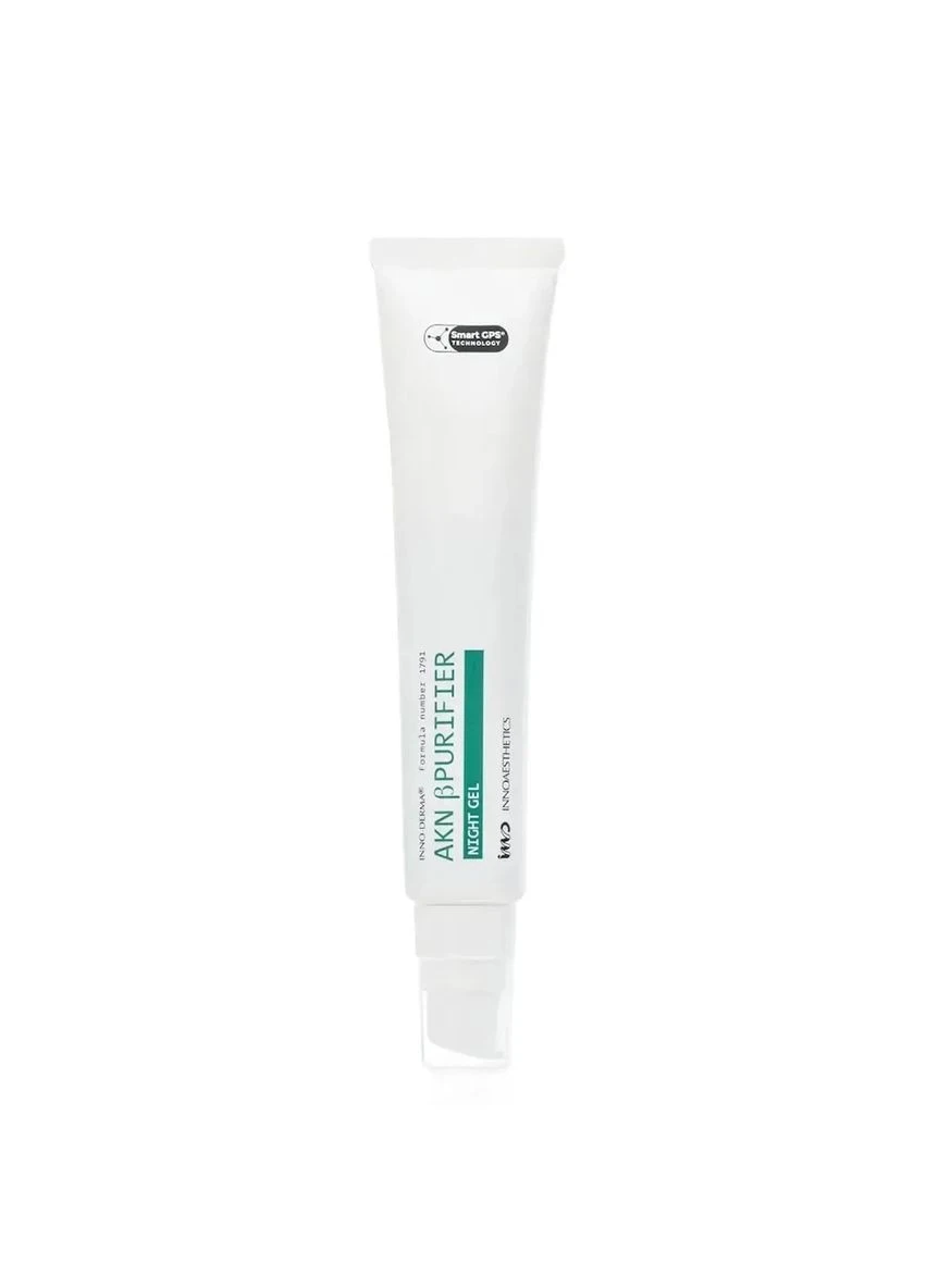 Innoaesthetics Нічний відновлювальний гель для жирної та проблемної шкіри AKN βPURIFIER Night Gel 50г — Крем, Іспанія (391669722)