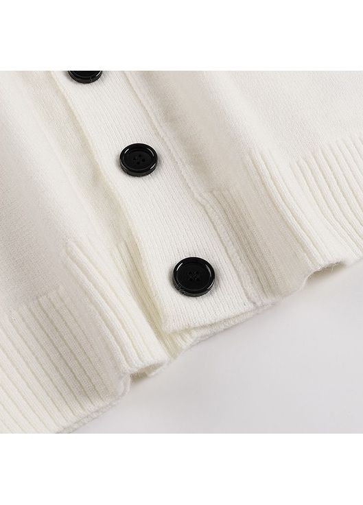 Молочный демисезонный кардиган No Brand