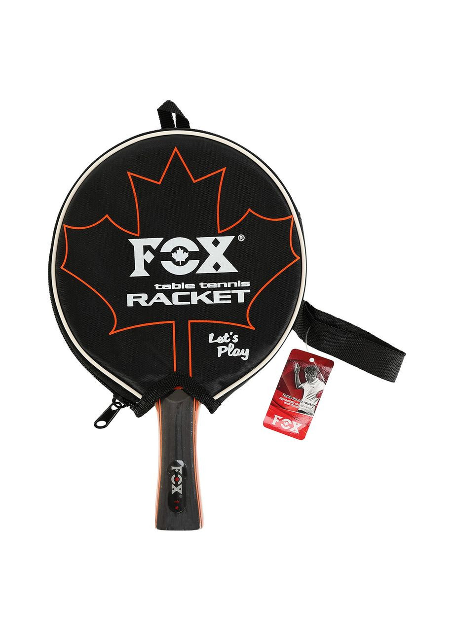 Ракетка для настільного тенісу 1 штука в чохлі FOX F-16 (деревина, гума) F.O.X (361436399)