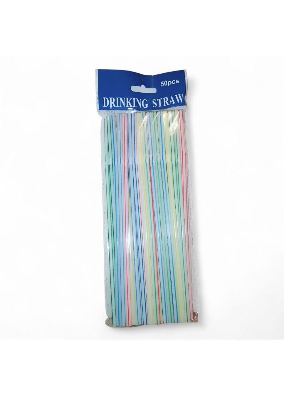 Трубочки для напоїв з гнучким коліном, 50 шт. No Brand (361970823)
