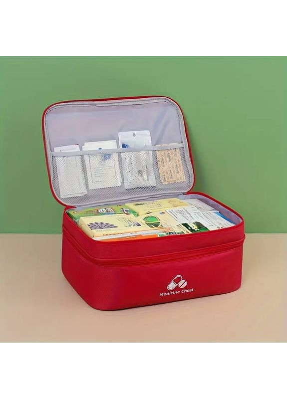 Аптечка, сумка-органайзер для медикаментів 28x20x15см Зелений ( код: IBC007MG ) Profi Care (361049429)