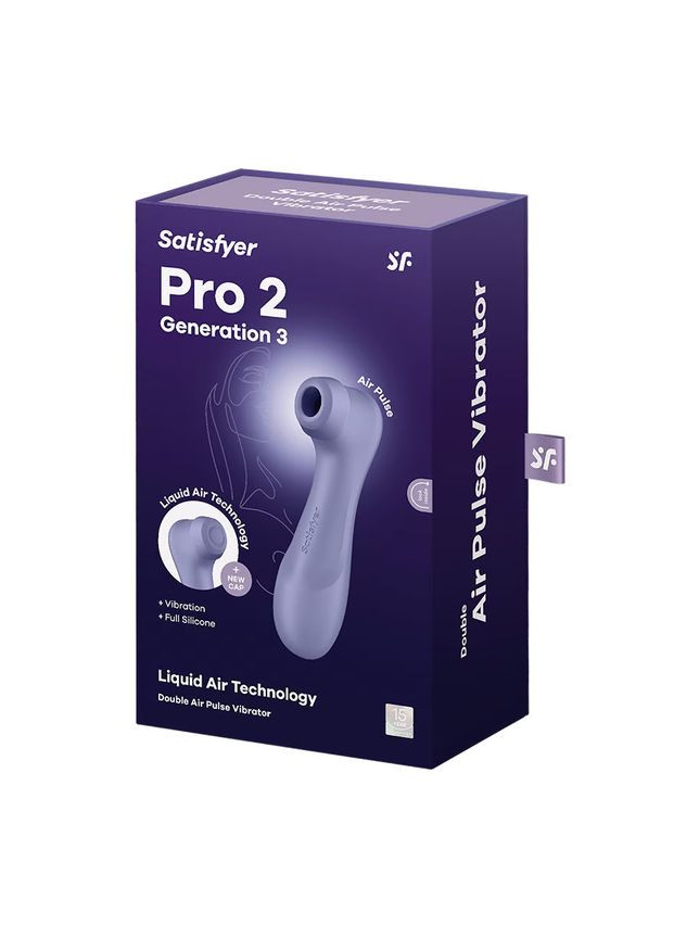 Вакуумний кліторальний стимулятор Pro 2 Generation 3 Violet INTERSHOP Satisfyer (341303469)