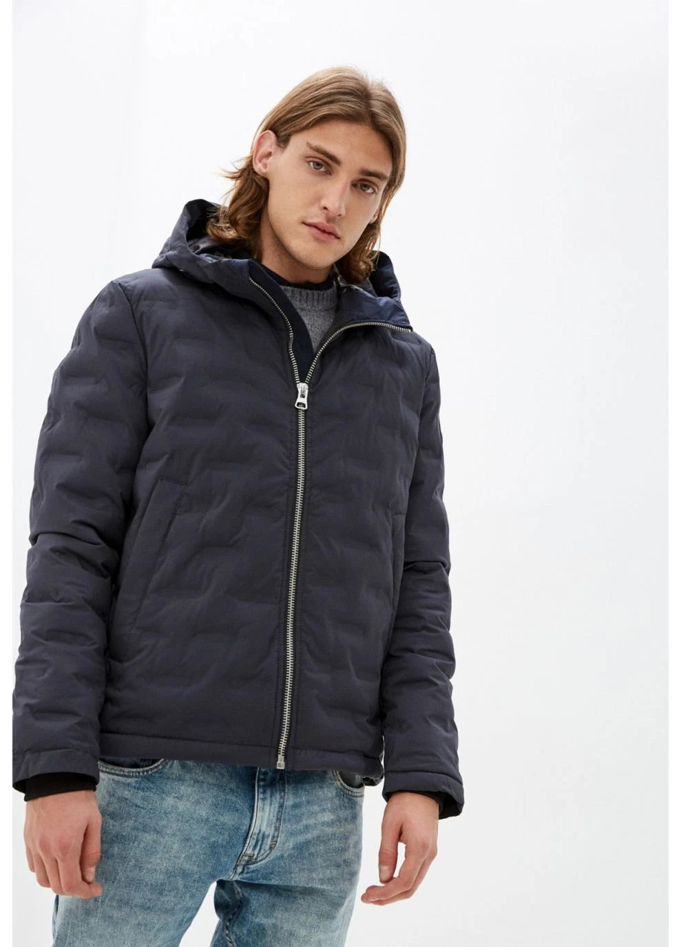 Комбинированная демисезонная куртка jacket 130.12.108.16.150.2103714.5910.oliver s темно-синий 130.12.108.16.150.2103714 S.Oliver