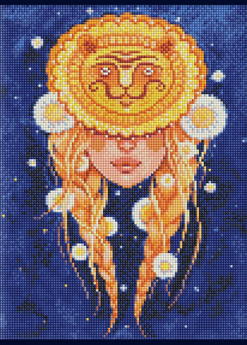 Алмазная мозаика "Лев с голограммными стразами (АВ)" ©lesya_nedzelska_art, 30х40 см, AMO7566 IDEYKA (316580757)