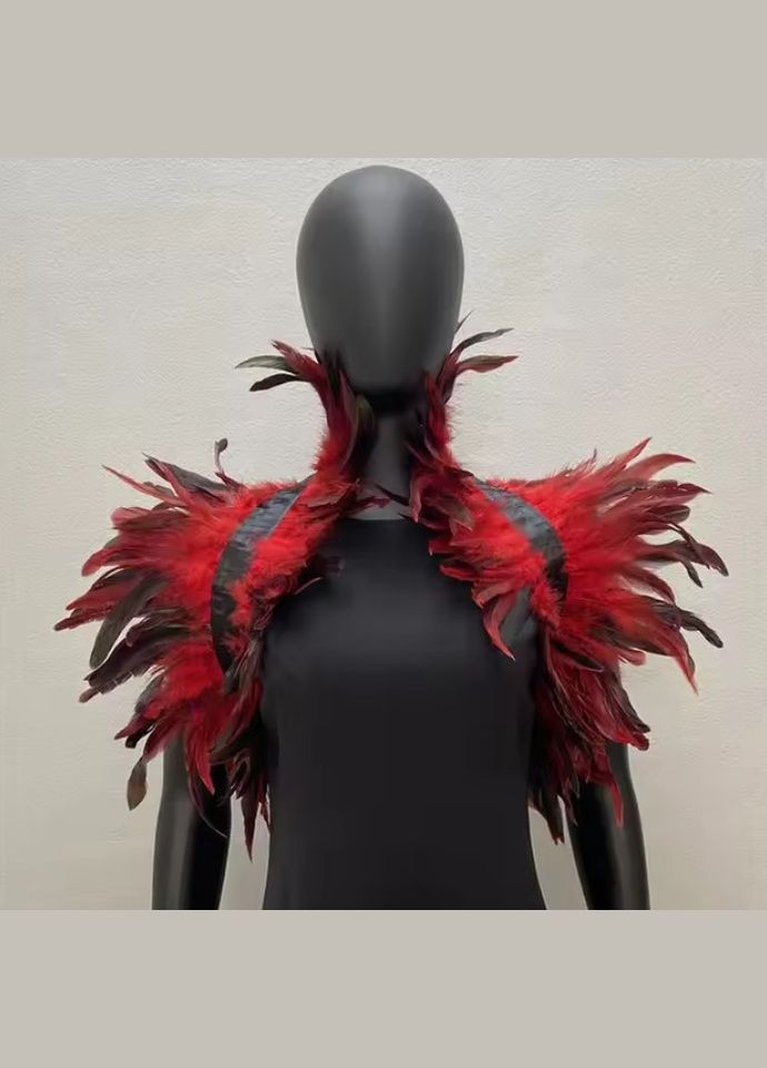 Накидка из перьев плащ A.G. (369160487)