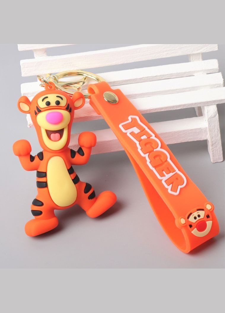 Винни Пух брелок Тигра Tigger силиконовый брелок для ключей креативная подвеска 7,3 см Shantou (289876257)