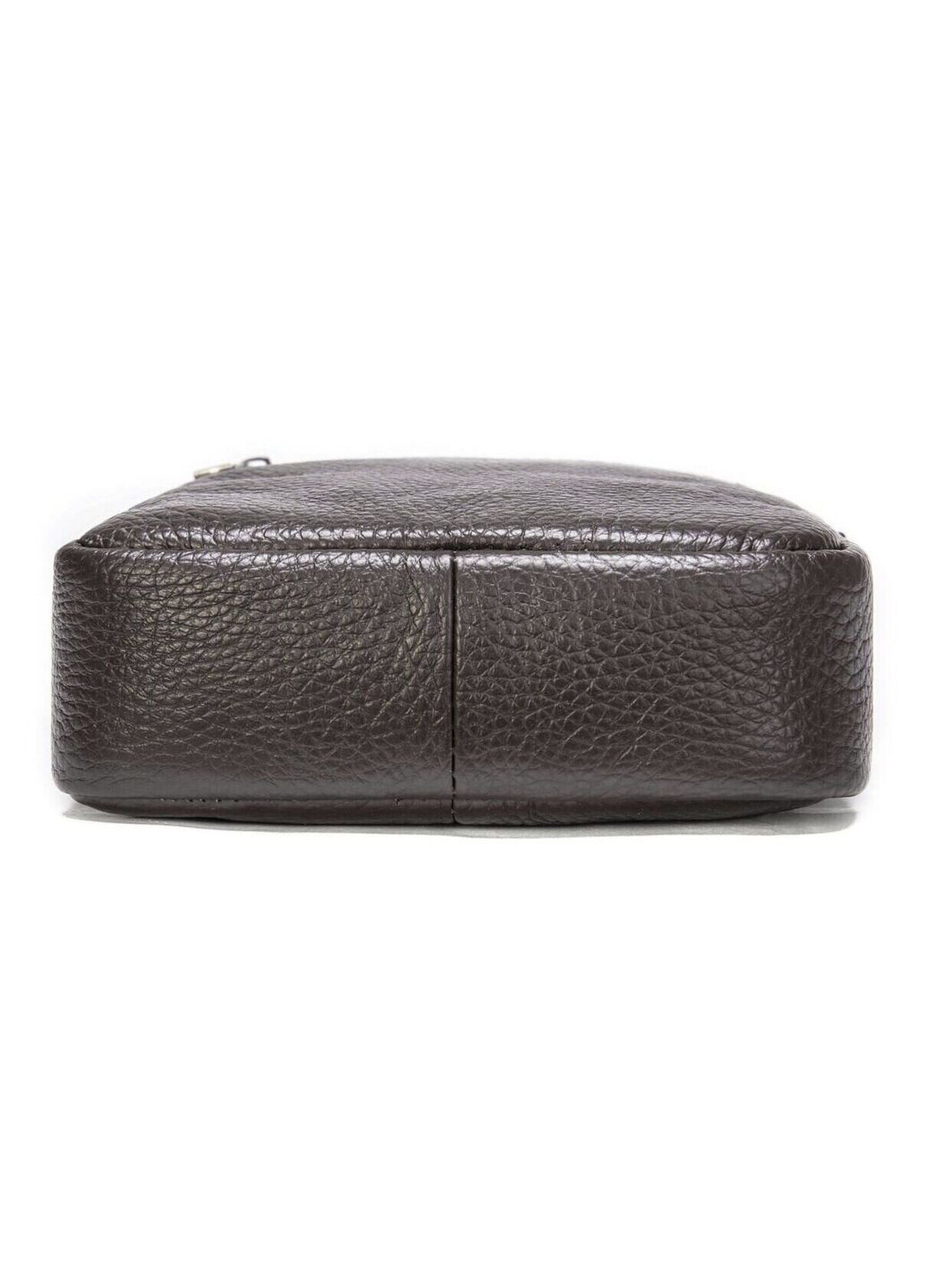 Кожаная сумка кросс боди мужская мессенджер через плечо коричневая 14993 Vintage (329195427)