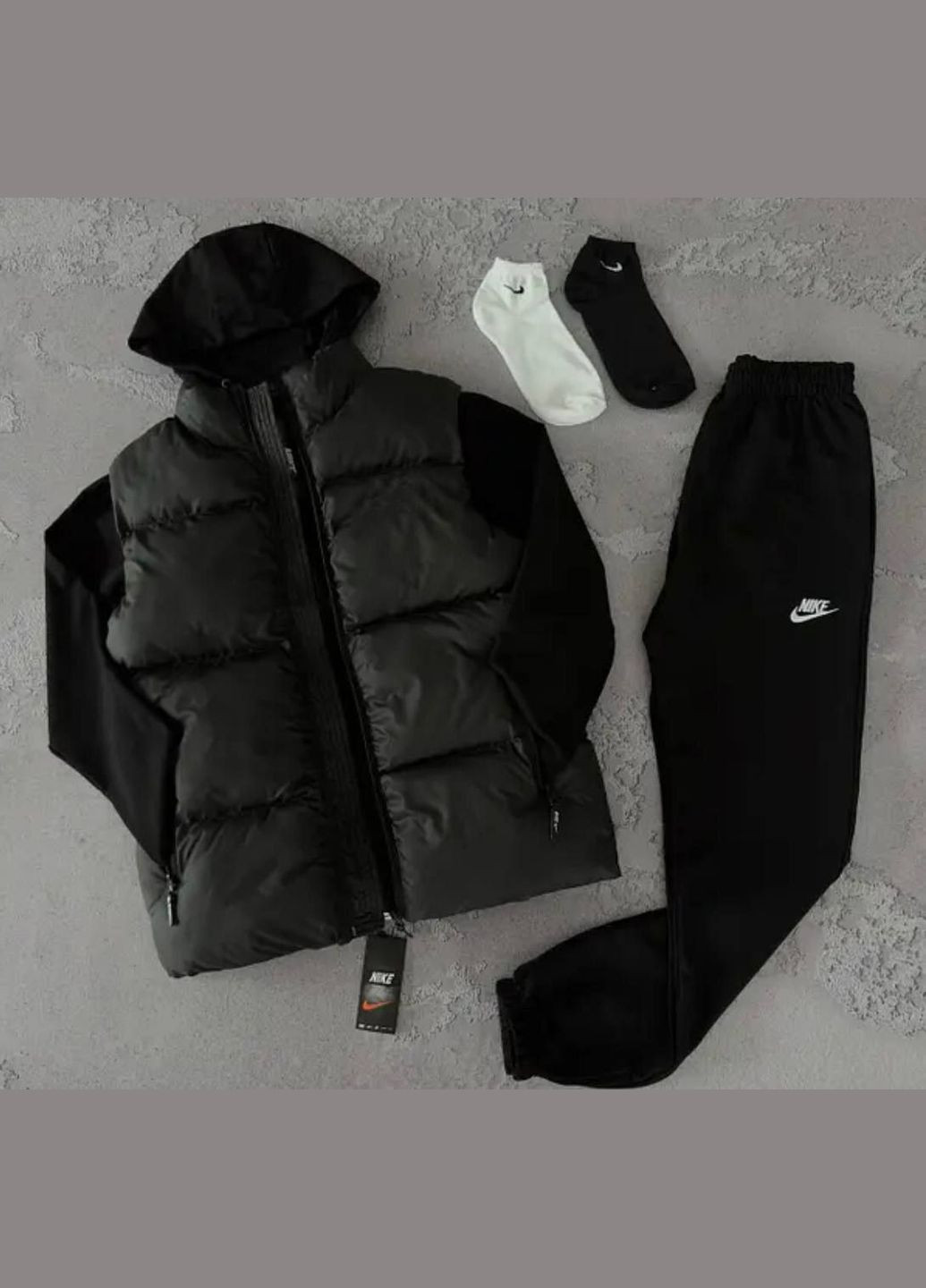 3 в 1 Костюм+Жилет тринитка на флисе, жилет плащевка «Канада» + 200 Синтепон No Brand (315494315)