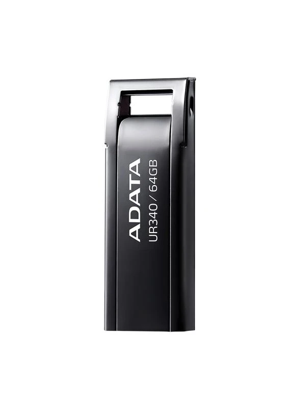 Флешка UR340 64 ГБ USB 3.2 Gen 1 чорна ADATA (401873362)