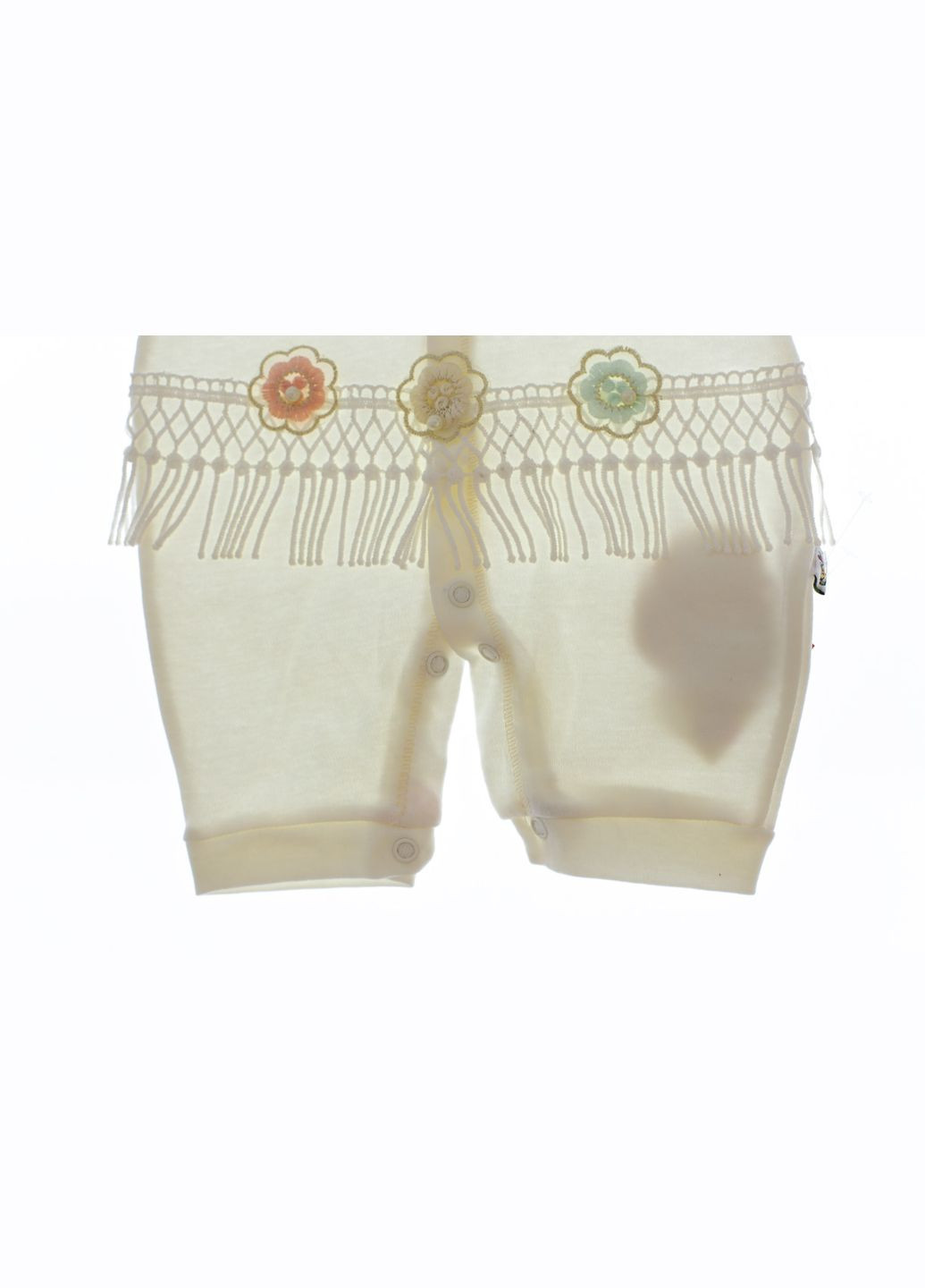 Пісочник із пов'язкою для дівчинки трикотажний Ошатний молочний 62 см (31550) BABYKROHA (297200721)