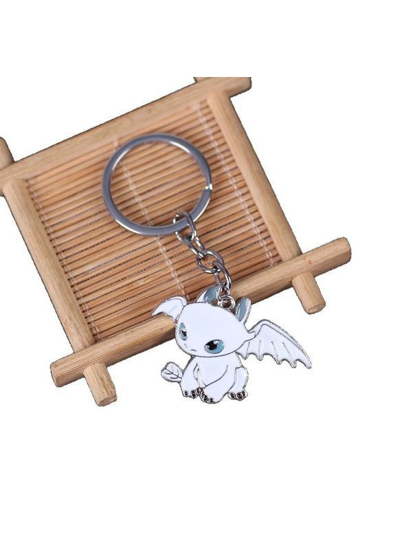 Парні брелоки для ключів для друзів або подруг з чорним і білим дракончиком No Brand (366963112)