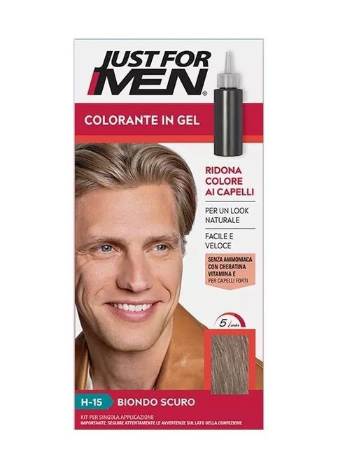 Краска-гель камуфлирующая для волос темно-русый JUST FOR MEN H-15 (369617210)