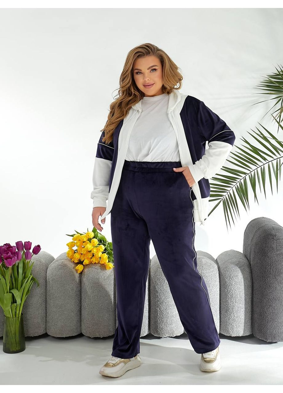 Прекрасно тянущийся костюм велюровый (замеры в описании) DK/DL Мода без кордонів (368458119)